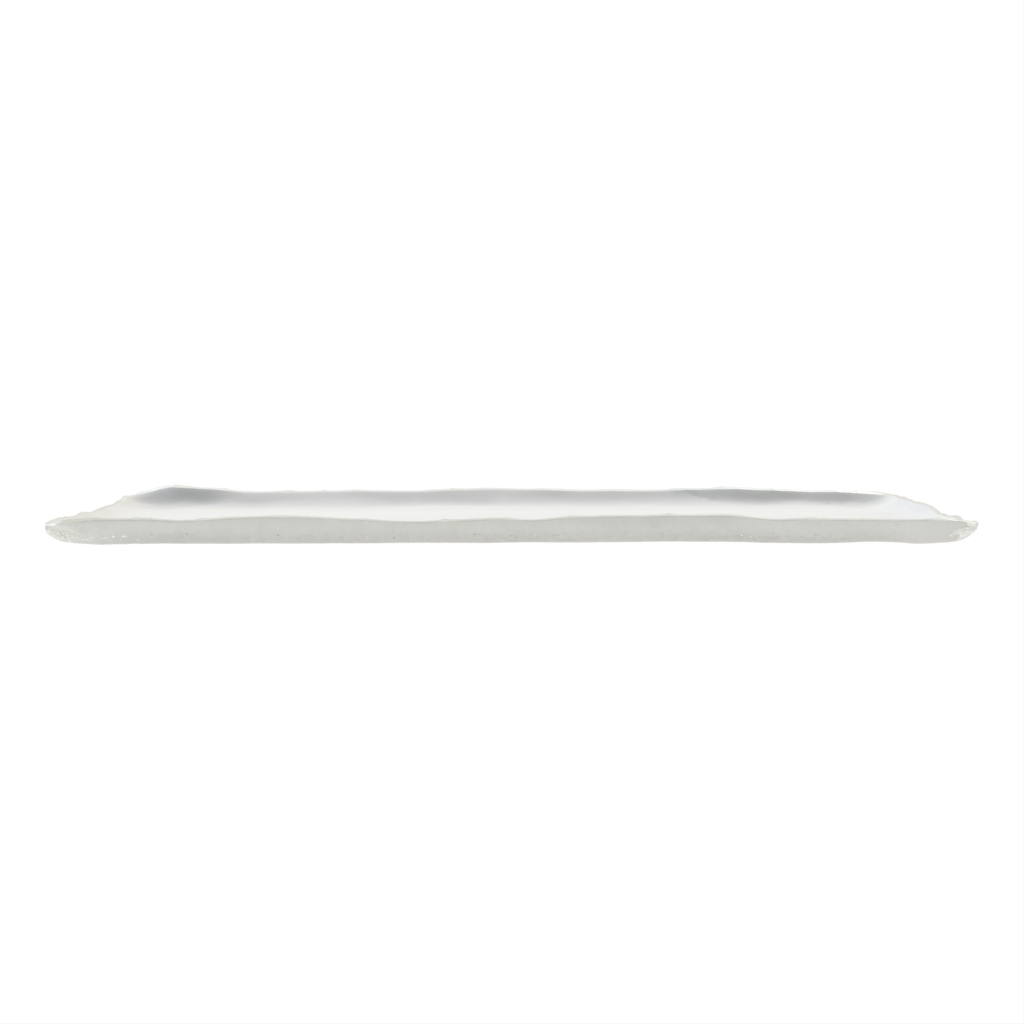 Japanese Sushi Plate in Milk White - Specialty Dinnerware - Side View
