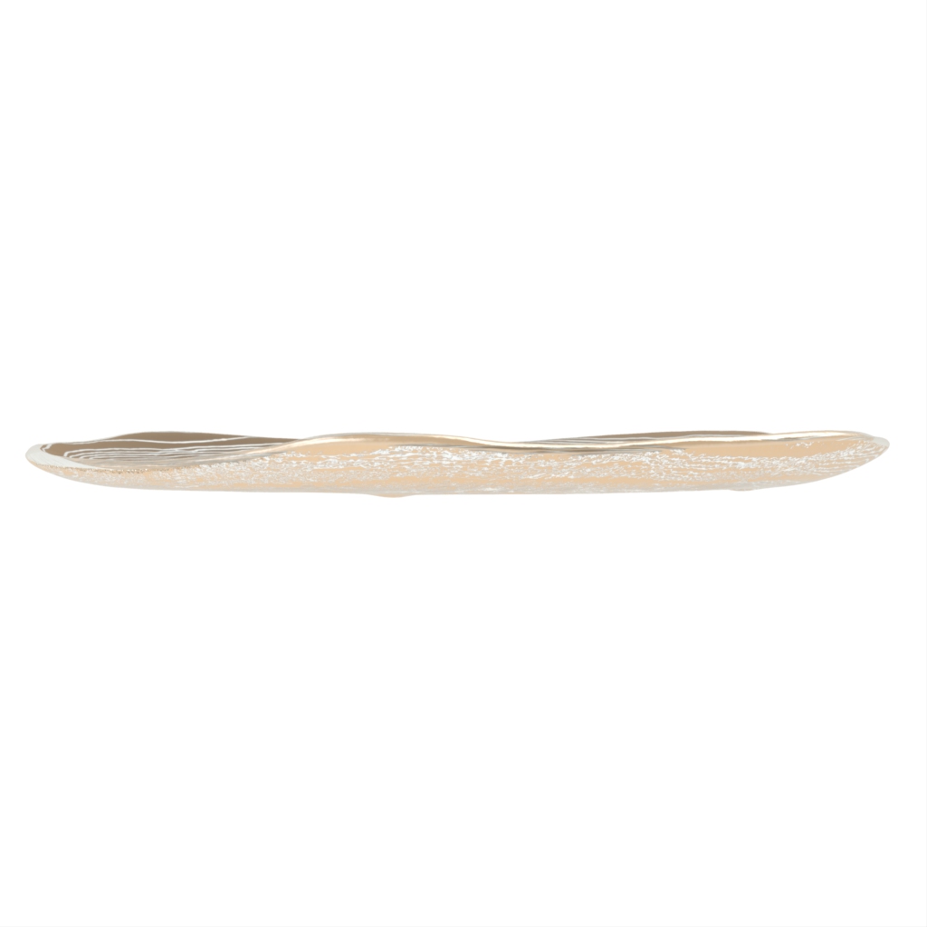 Organic Dinnerware In Almond Beige - Organic Plates - Side View