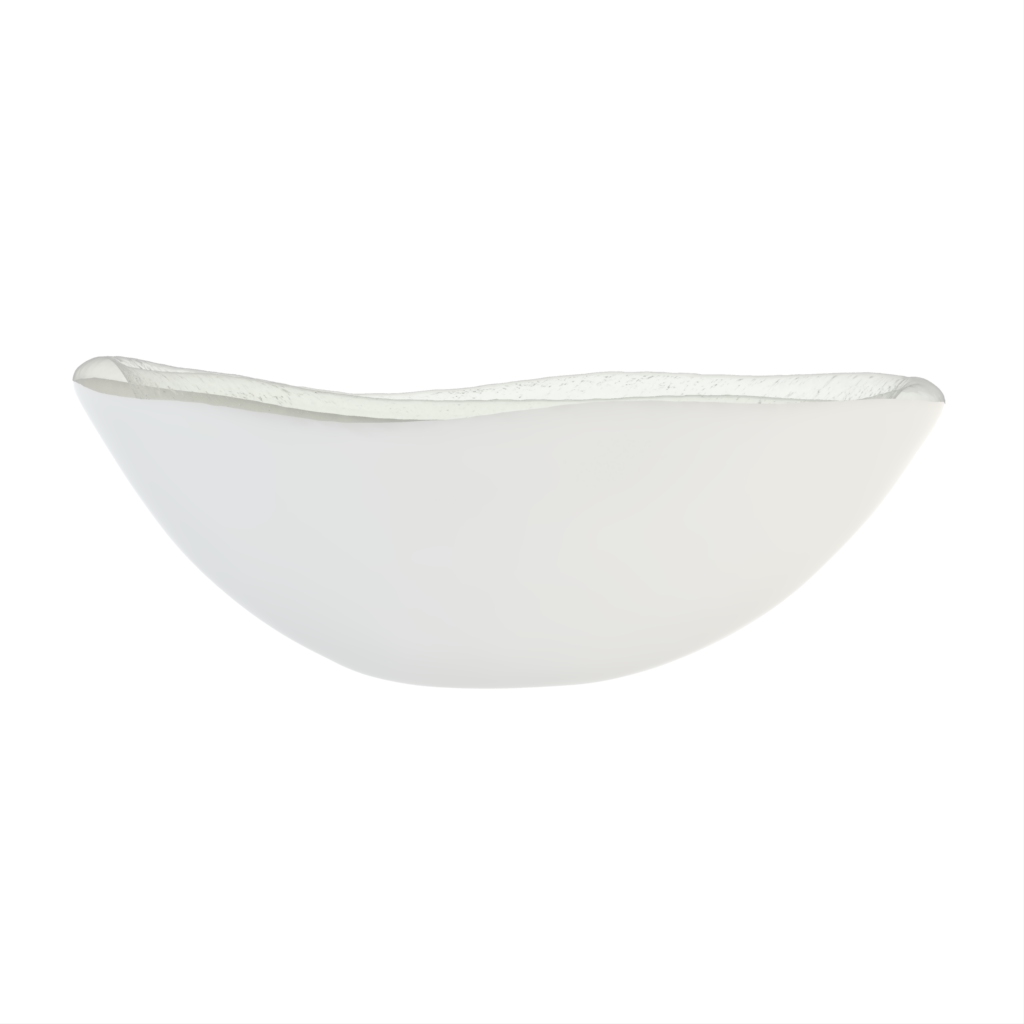 Small Dipping Bowl in Milk White - Restaurant Bowls - Side View