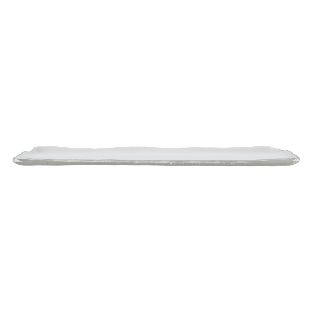 Sushi Serving Plate in Milk White - Specialty Dinnerware - Side View