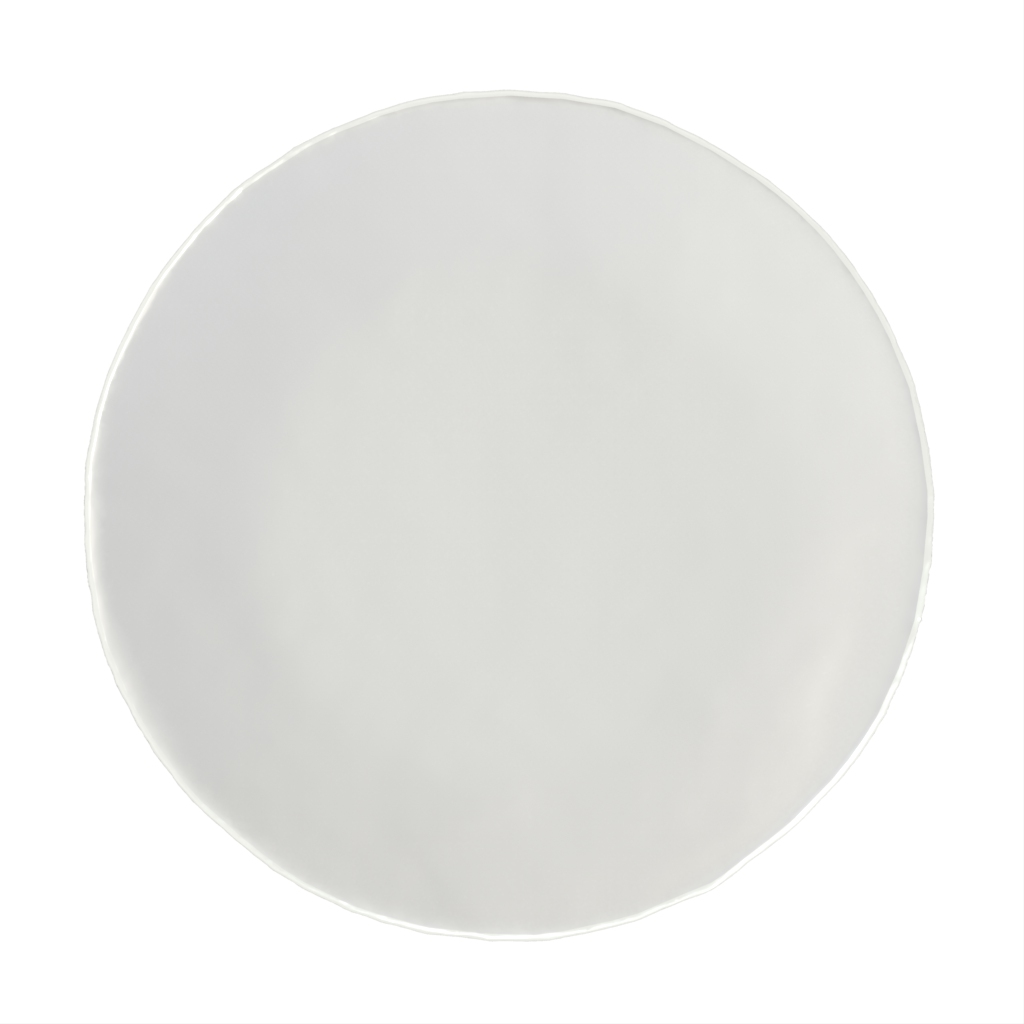 Tapas Plate in Milk White - Side Plates - 3/4 View