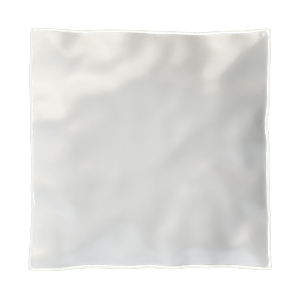 Tapas Plate in Milk White - Side Plates - 3/4 View
