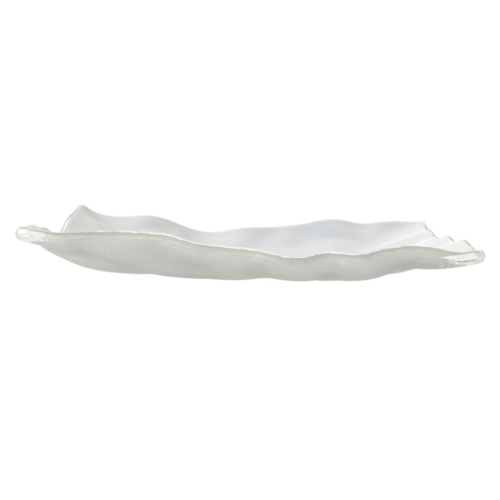 Tapas Plate in Milk White - Side Plates - Side View