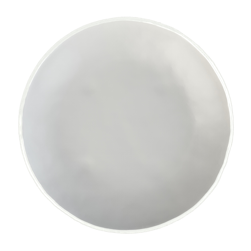 Tapas Serving Dish in Milk White - Side Plates - 3/4 View