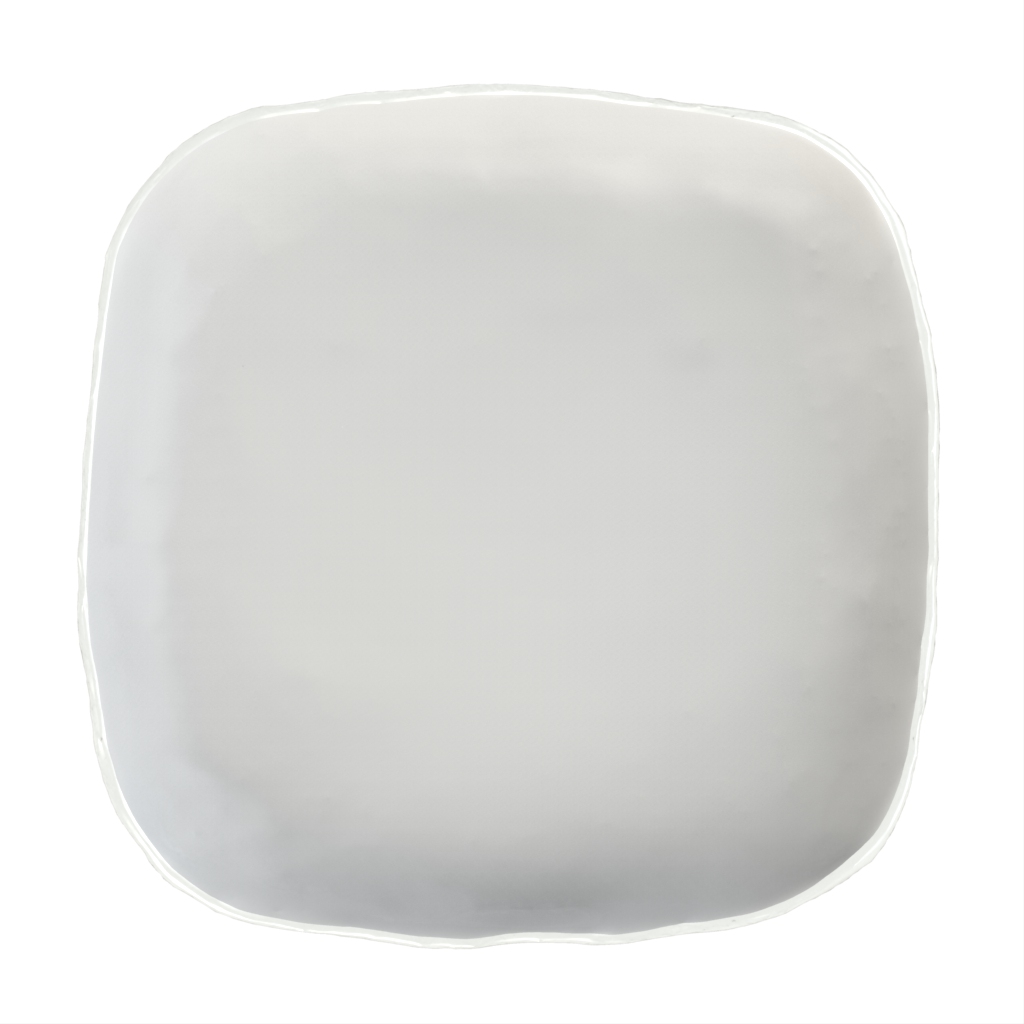 Tapas Serving Dish in Milk White - Side Plates - 3/4 View