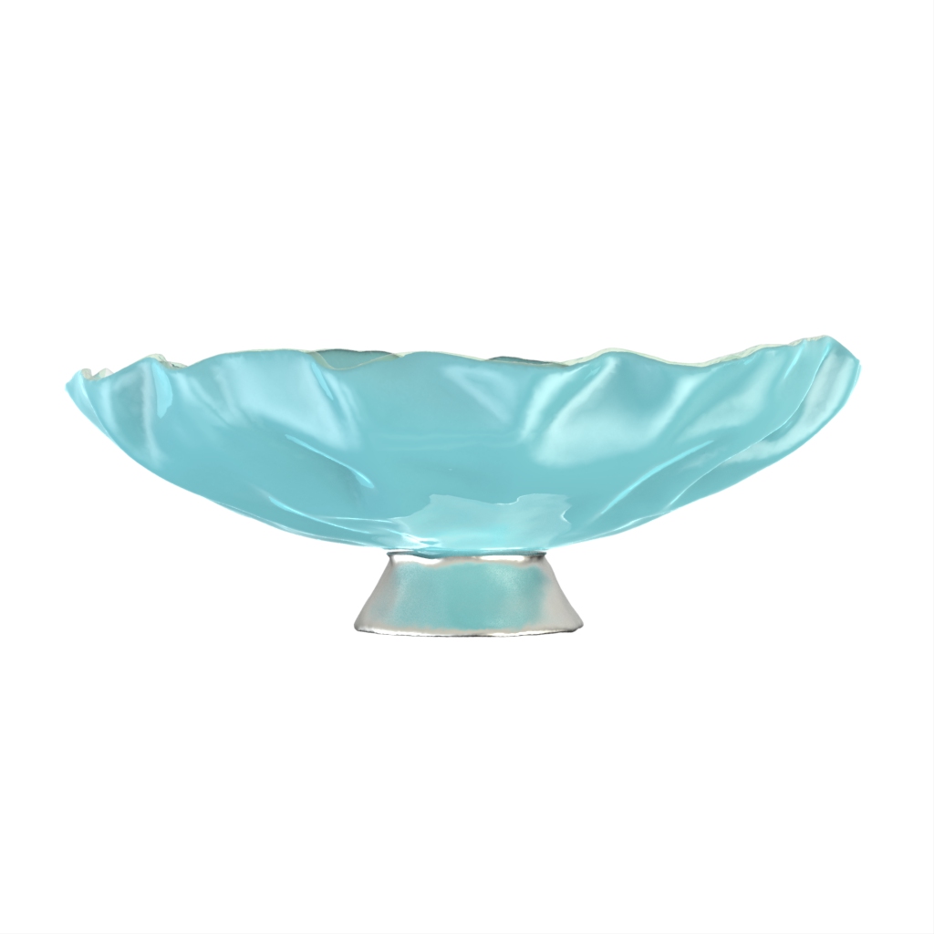 Wine Tub in Porcelain Blue - Bar Accessories - 3/4 View