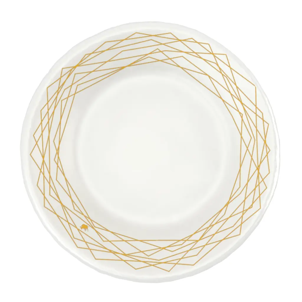 Bread Plate in Lily White - Bread & Butter - 3/4 View