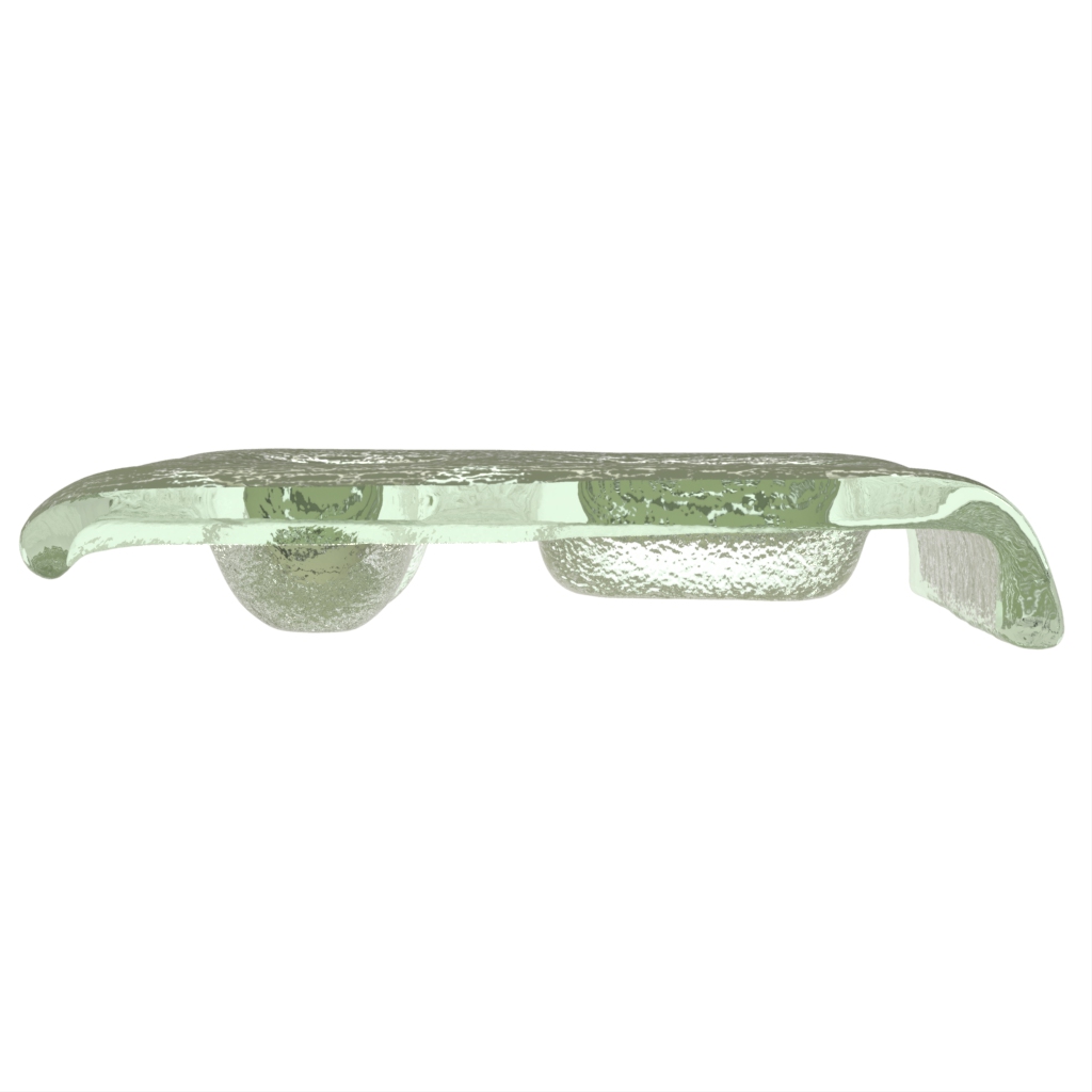Butter Pat Plate in Mint Green - Bread & Butter - Side View
