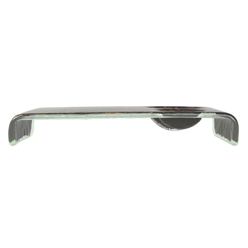 Olive Oil Dipping Plate in Dark Gray - Restaurant Bowls - Side View
