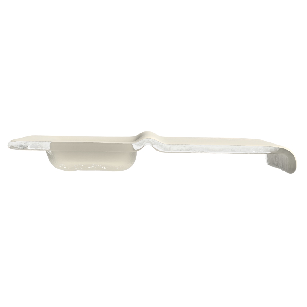 Olive Oil Dipping Plate in Birch White - Restaurant Bowls - Side View
