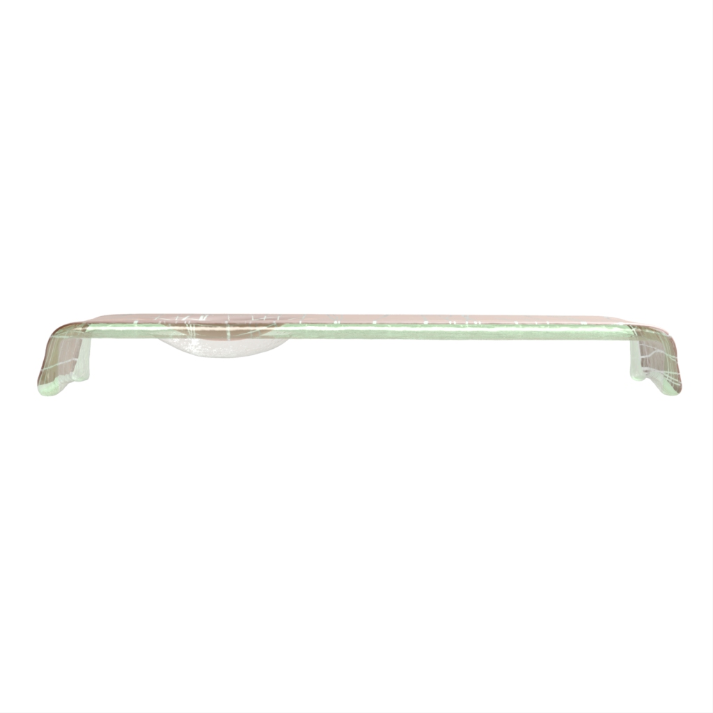 Sushi Board in Tobacco Brown - Specialty Dinnerware - Side View
