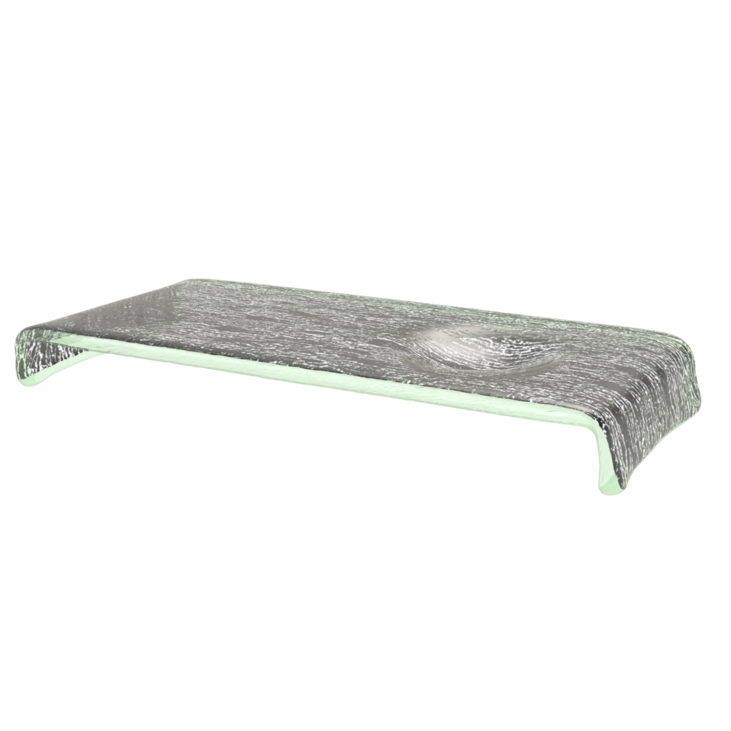 Sushi Serving Tray in Dark Gray - Specialty Dinnerware - 3/4 View