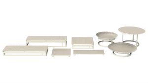 Buffet Display Mid-Century Modern, Neo Mint, AQ410291