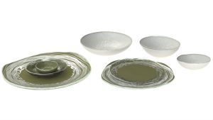 Organic Rim Dinnerware, Italian Palette, AGF584