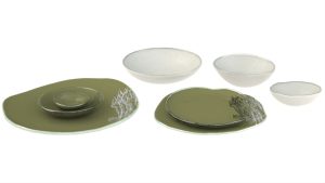 Organic Rim Dinnerware, Italian Palette, VAF584