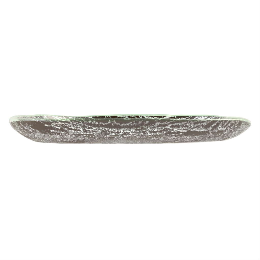 Square Tapas Plates - Side Plates | MyGlassStudio - Side View