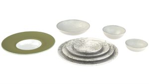 Wide Rim Dinnerware, Italian Palette, LFZ 042584