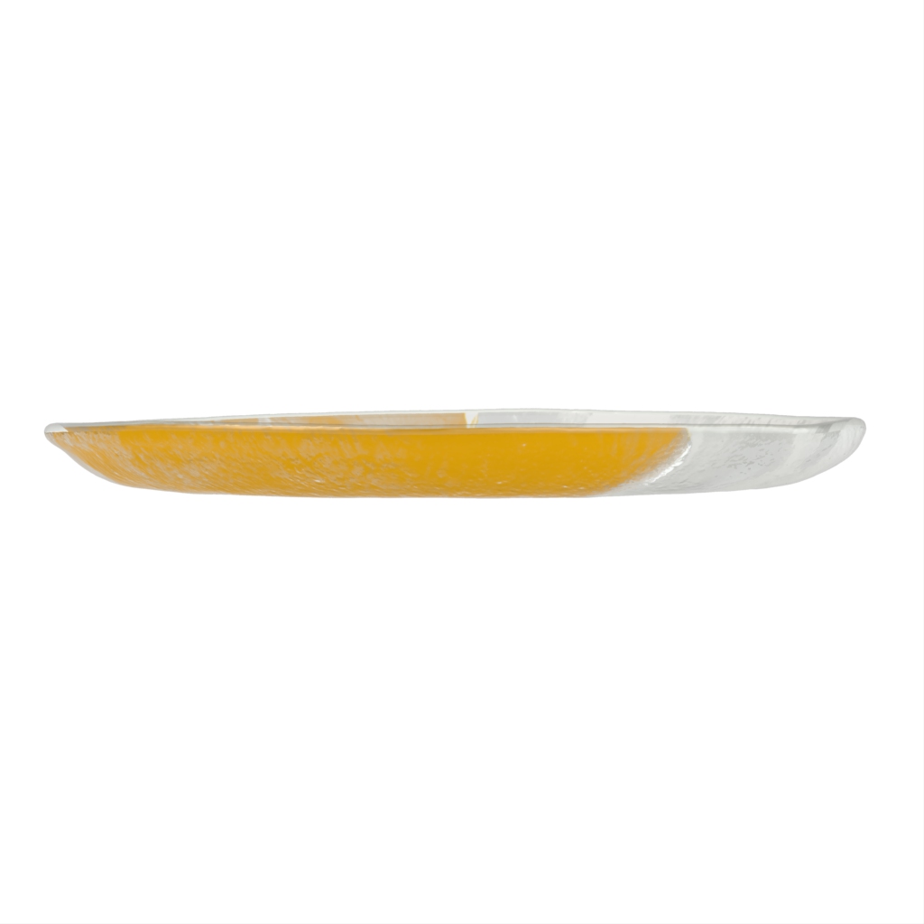 Coupe Plate in Milk White - Coupe Plates - Side View