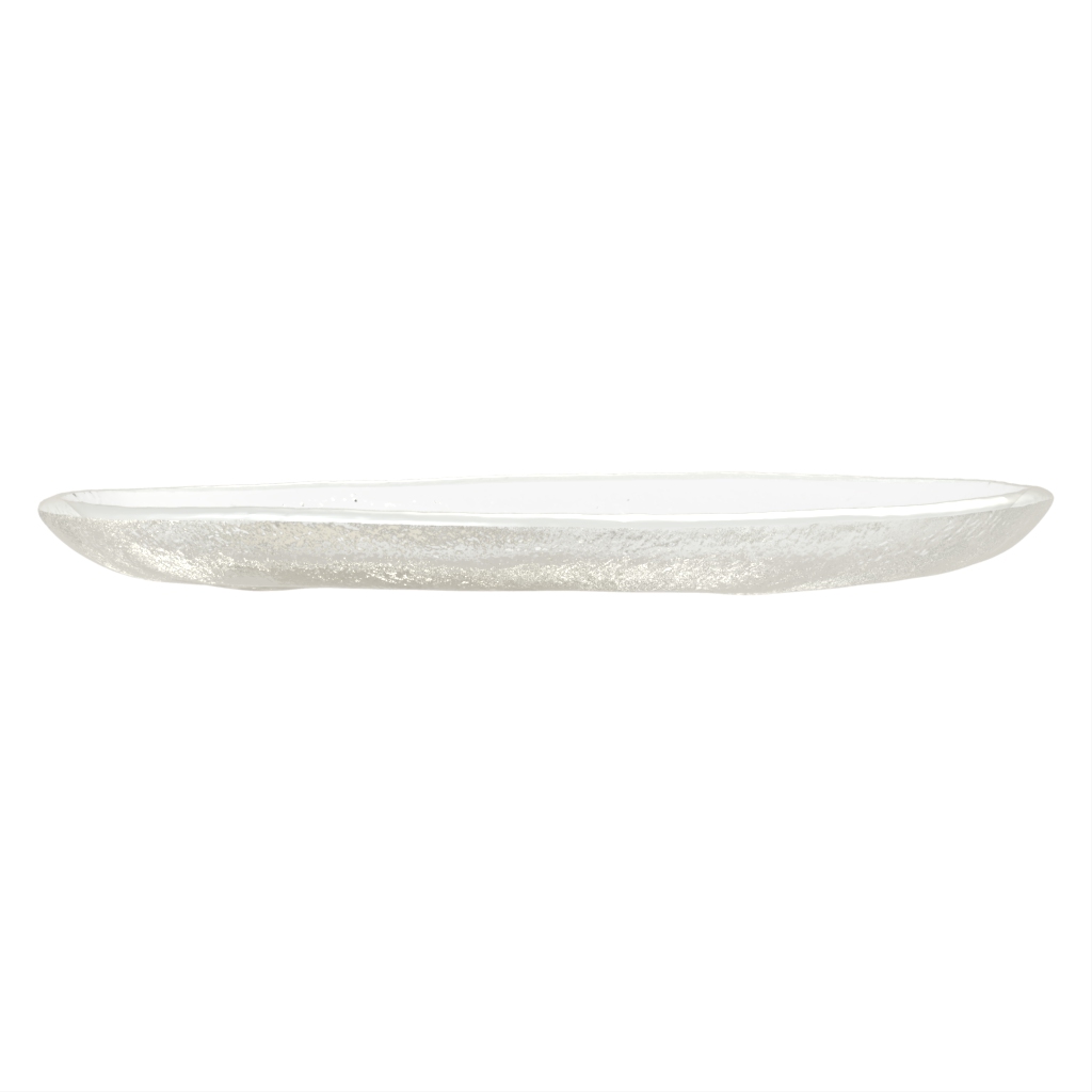 Glass Bread Plates - Bread & Butter | MyGlassStudio - Side View