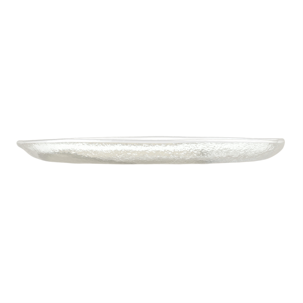 Glass Salad Plates - Side Plates | MyGlassStudio - Side View