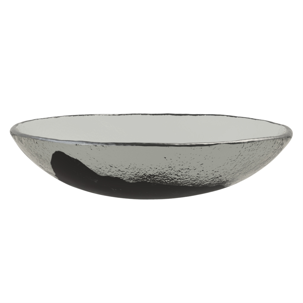 Glass Serving Bowls - Buffet Serveware | MyGlassStudio - Side View