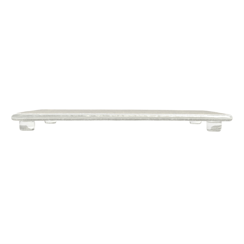 Glass Serving Platter - Buffet Serveware | MyGlassStudio - Side View