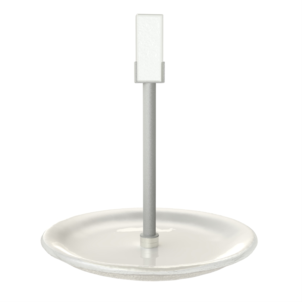 Jam Holder in Lily White - Table Accessories - Side View