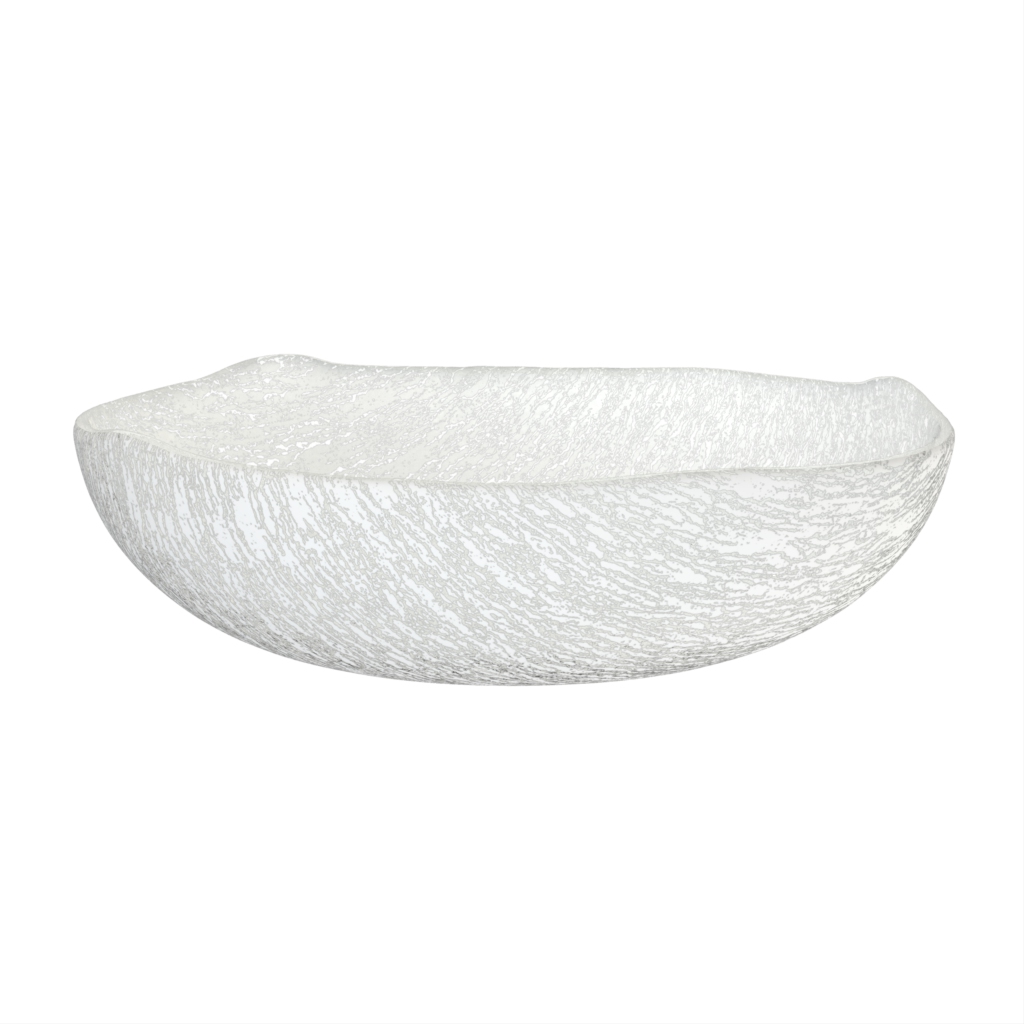 Large Buffet Serving Bowls - Buffet Serveware | MyGlassStudio - Side View