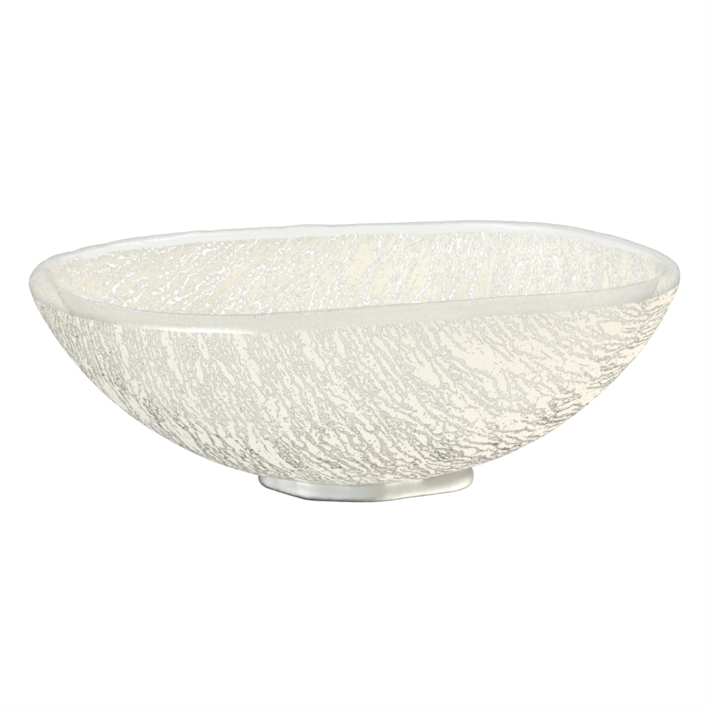 Modern Bread Basket - Table Accessories | MyGlassStudio - Side View