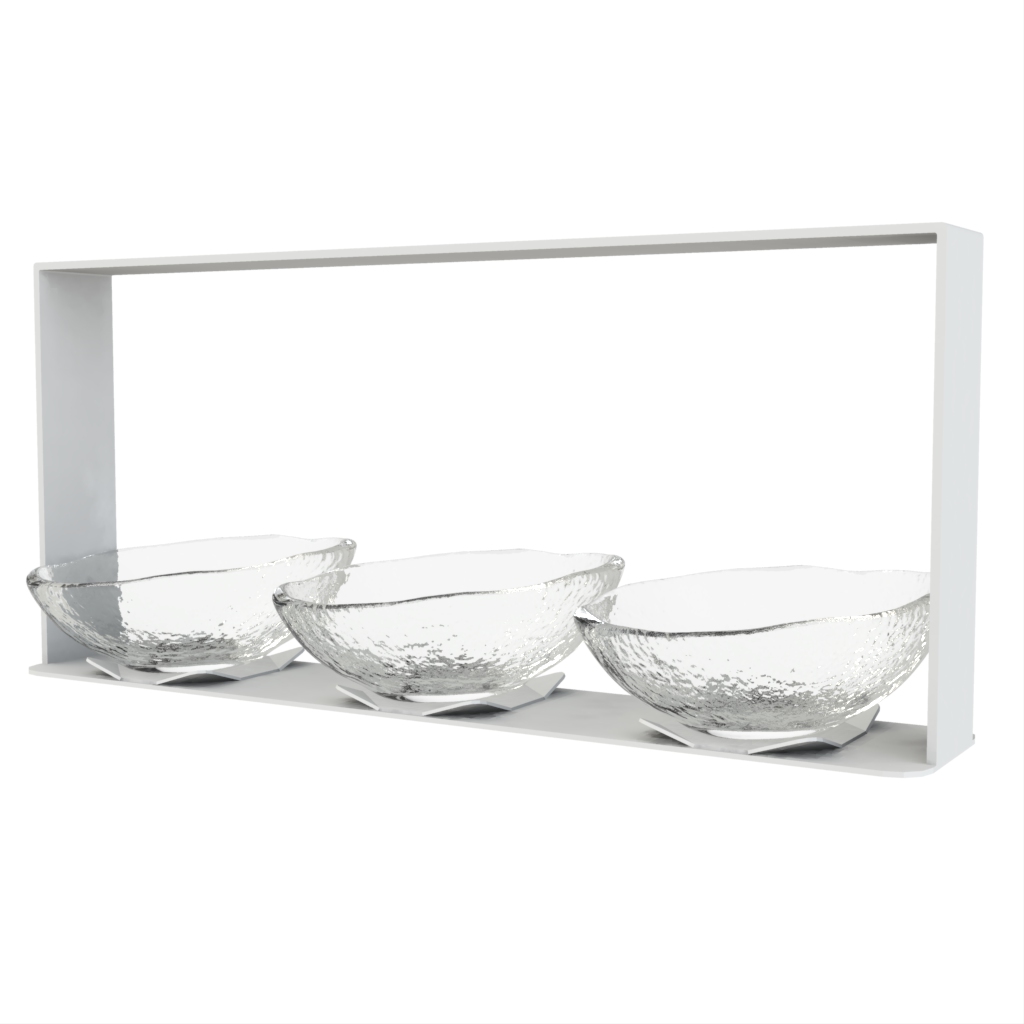 Nut Dish - Snacks Serveware | MyGlassStudio - Side View