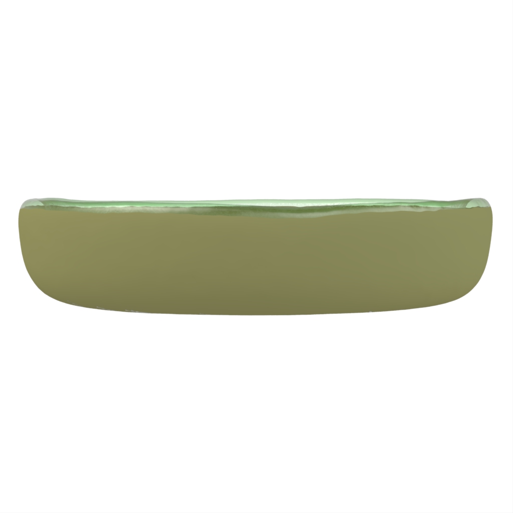 Olive Dish in Olive Silver Green - Snacks Serveware - Side View
