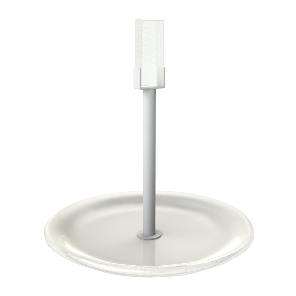 Petit Four Stand in Lily White - Tea Stands - Side View