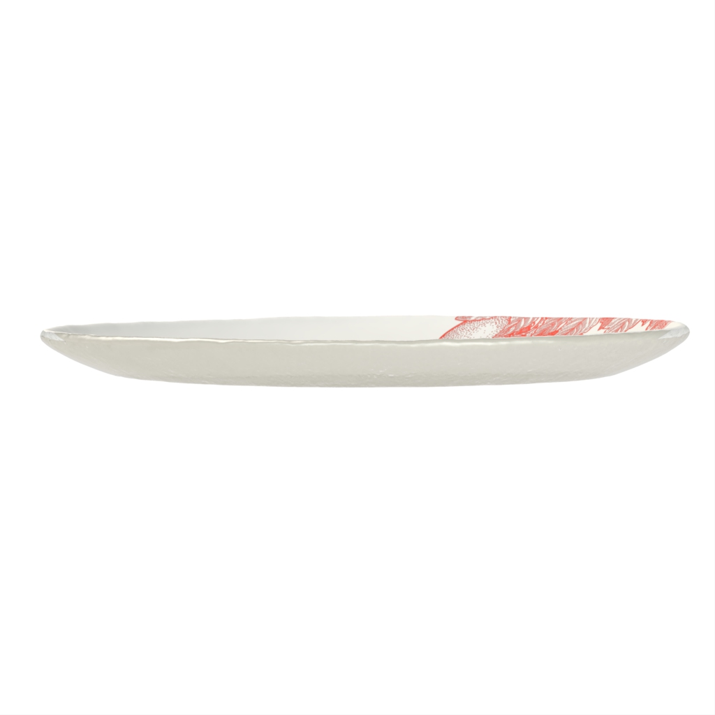 Restaurant Dinner Plate in Lily White - Restaurant Plates - Side View