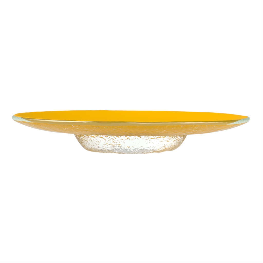 Restaurant Pasta Plate in Freesia Yellow - Restaurant Plates - Side View