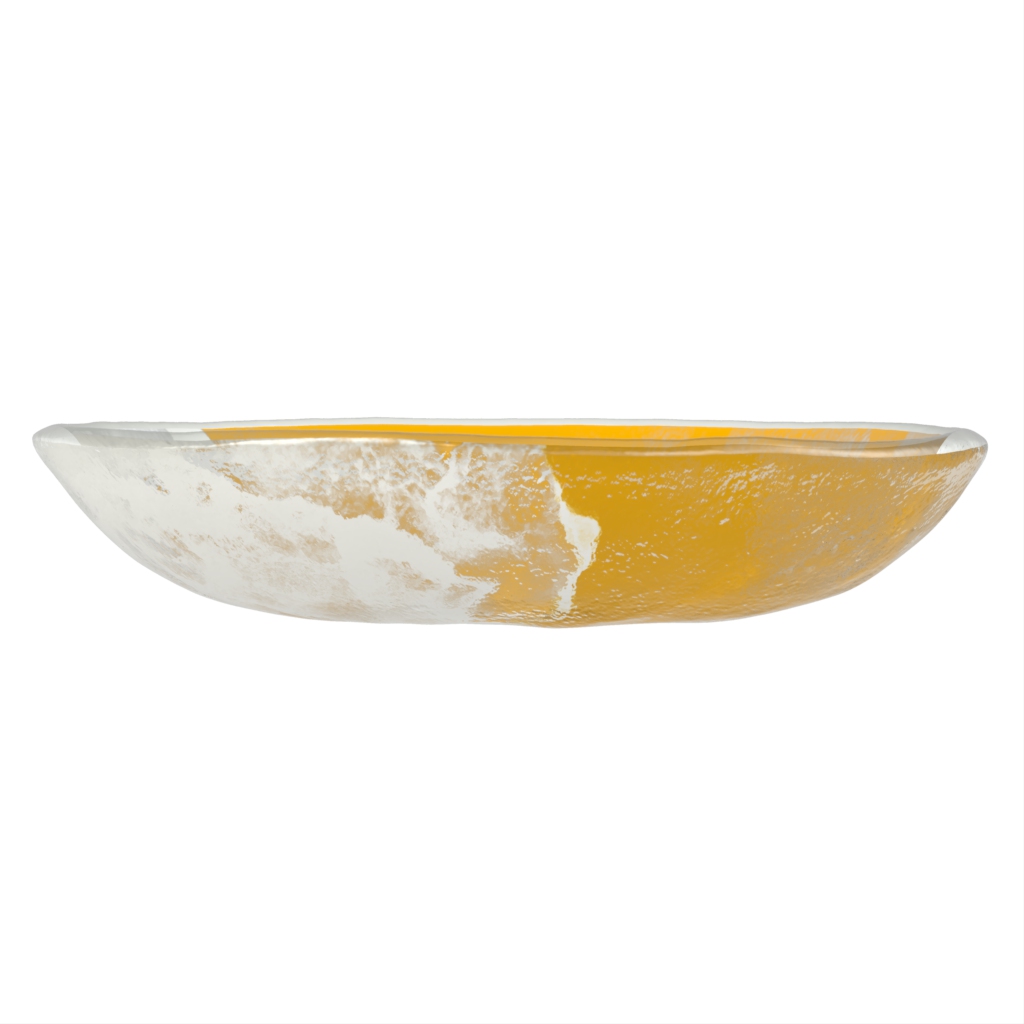 Small Appetizer Plate in Milk White - Side Plates - Side View