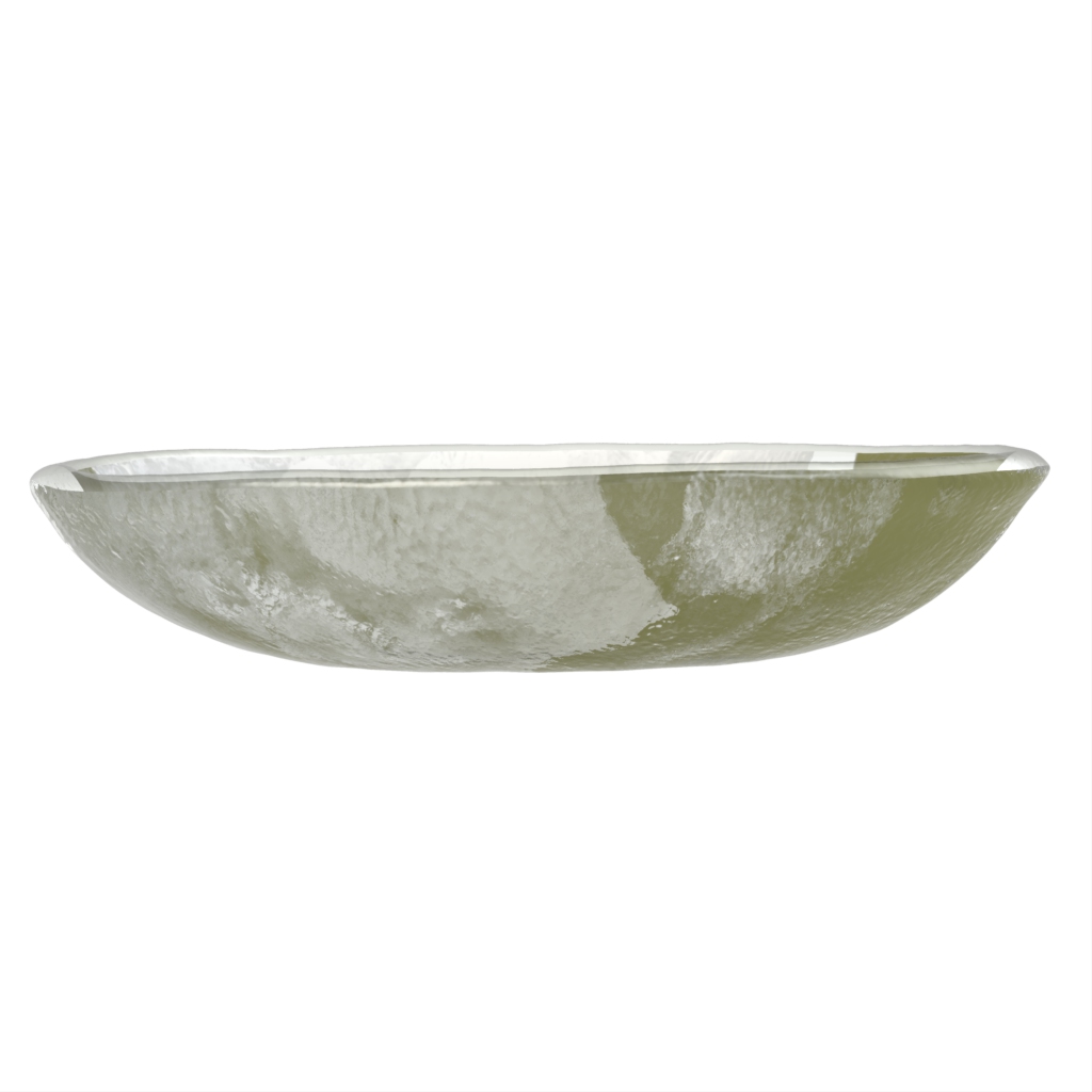 Small Appetizer Plate in Milk White - Side Plates - Side View