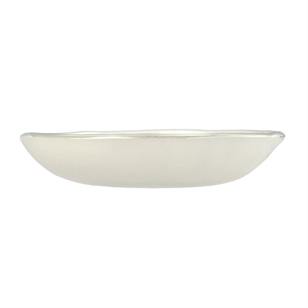 Small Appetizer Plate in Lily White - Side Plates - Side View