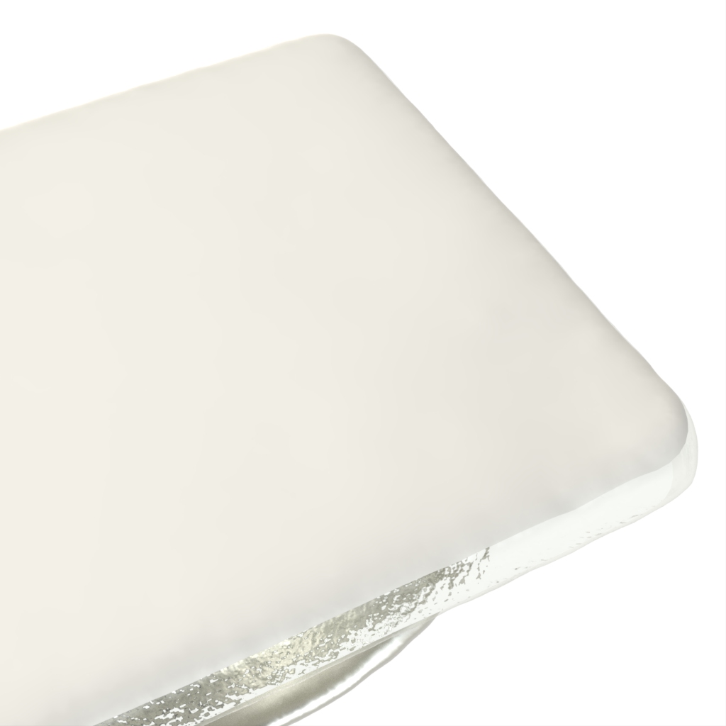 Table Napkin Ring in Lily White - Fine Dining Tableware - Detail View