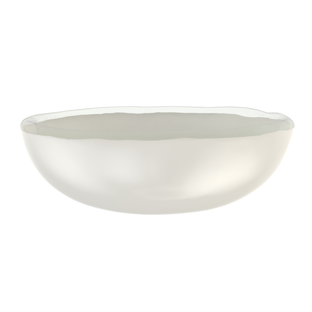Tapas Bowl in Lily White - Side Plates - Side View