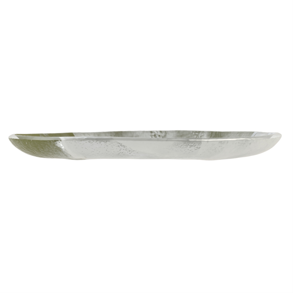 Tapas Dinnerware in Milk White - Side Plates - Side View