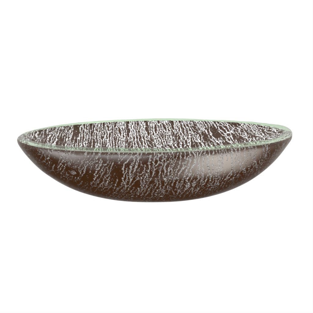 Unique Fruit Bowls - Welcome Amenities | MyGlassStudio - Side View